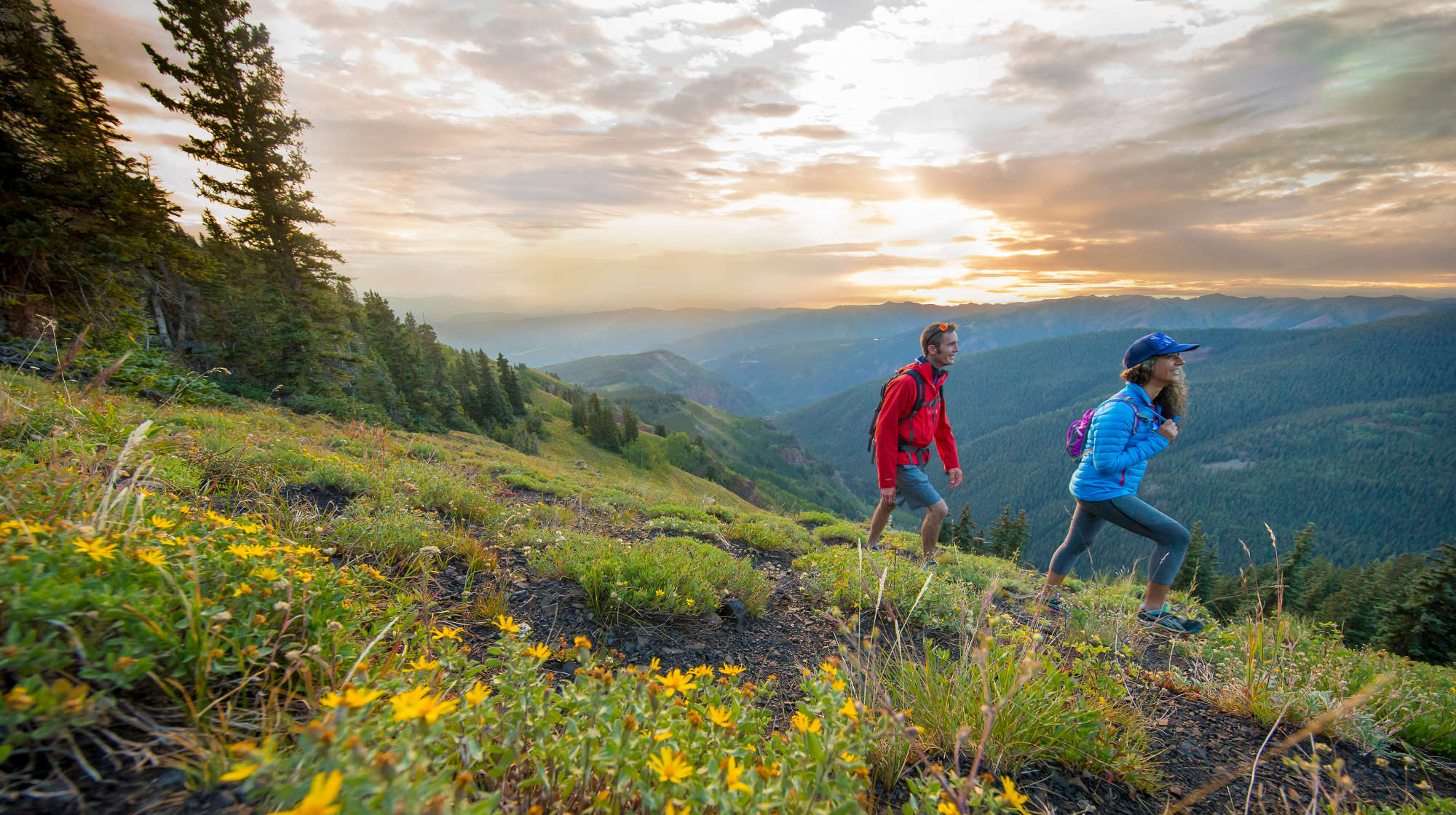 Snowmass - Hikers, Colorado 