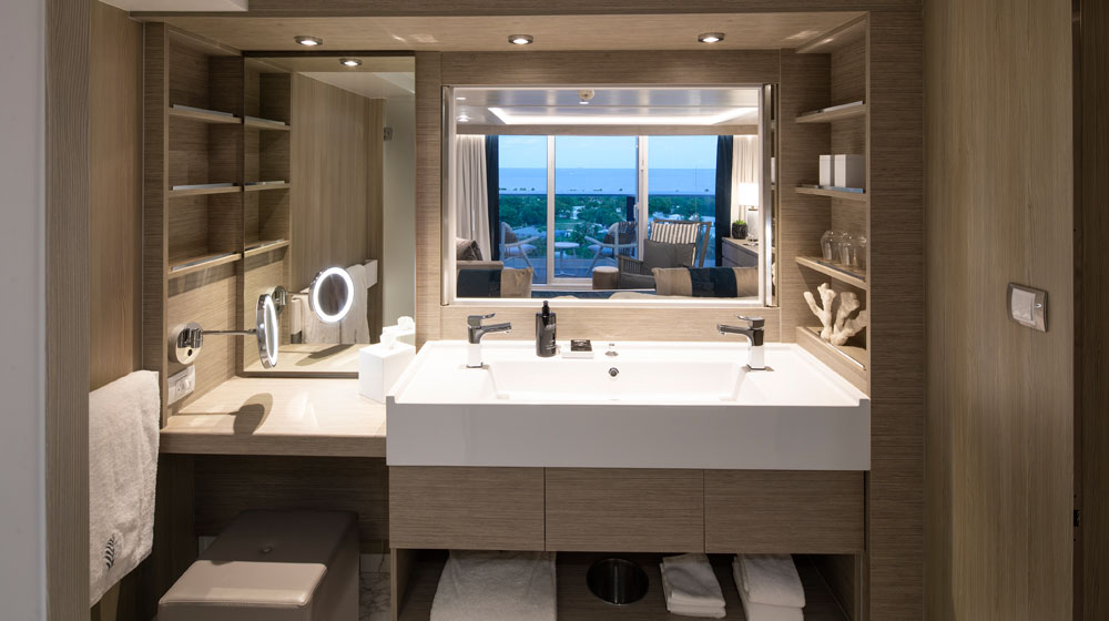Celebrity Cruises &copy Celebrity Edge Sky Suites - Bathroom