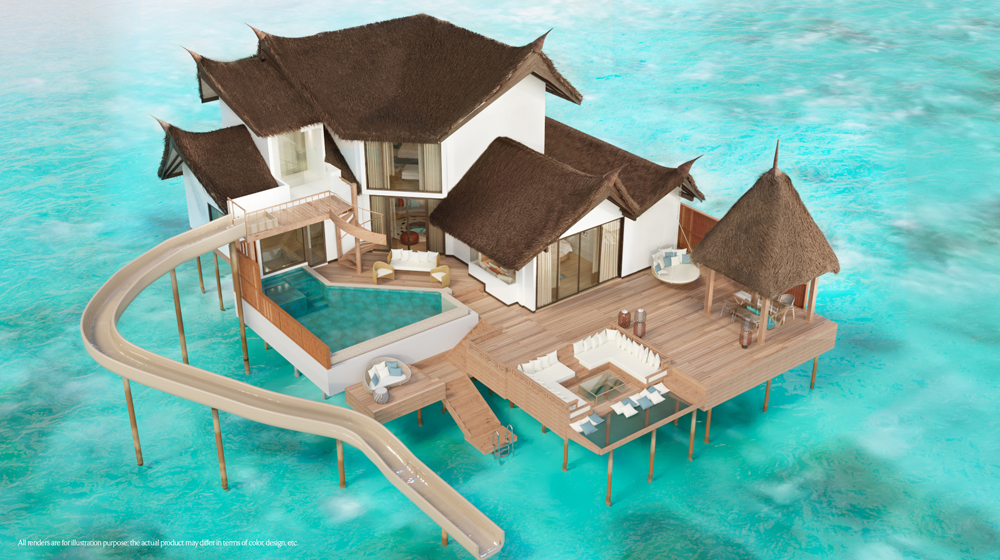 Jumeirah Vittaveli | Private Ocean Retreat with Slide 