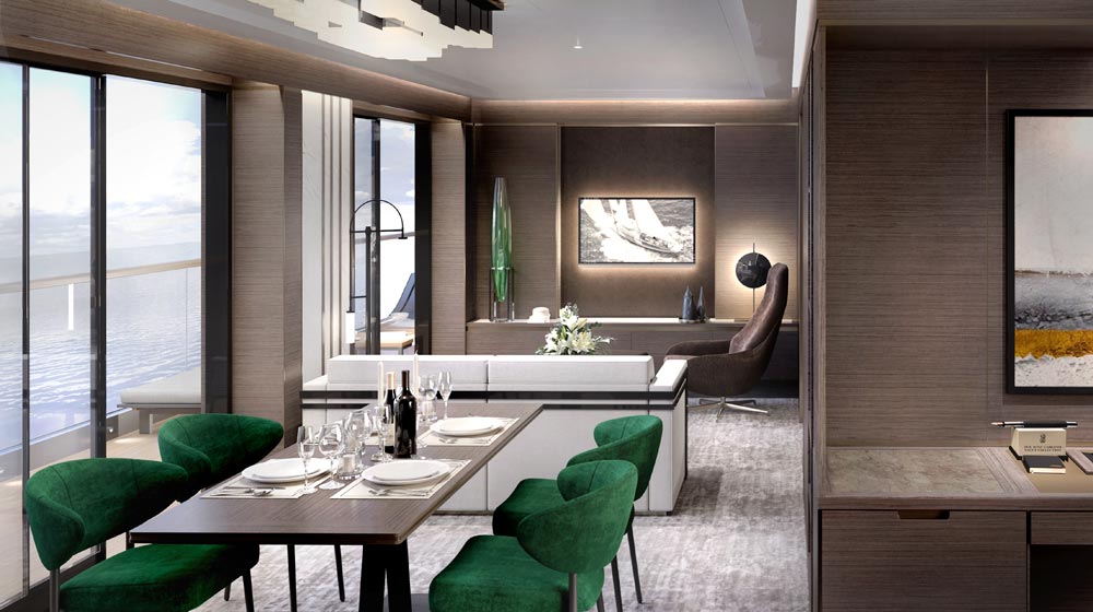 The Ritz-Carlton Yacht Collection | The Grand Suite - Dayroom