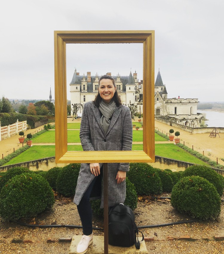 French Travel Connection s Lauren Trott at Chateau dAmboise