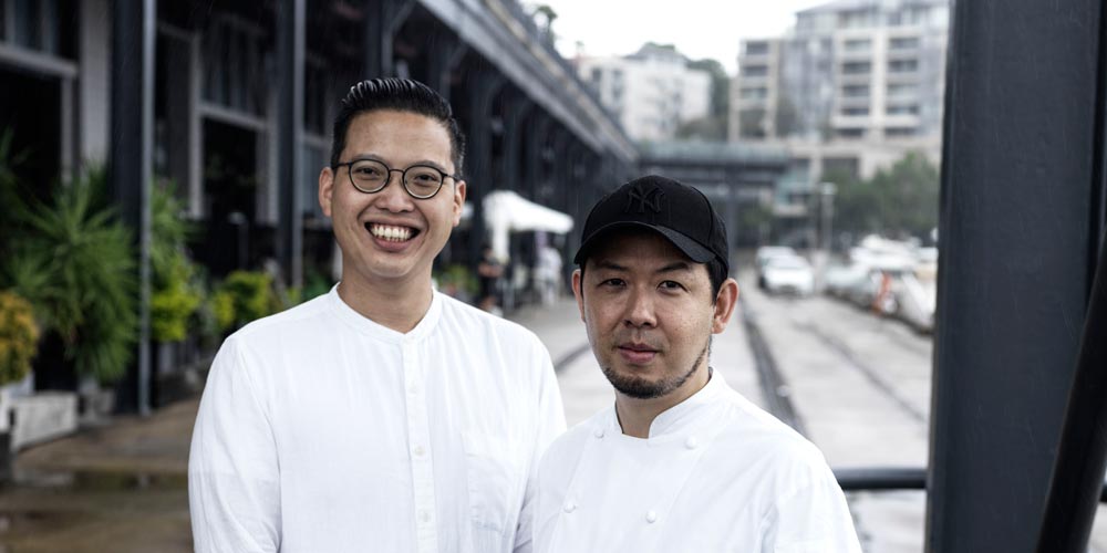Chef Chase Kojima and Chef Victor Liong