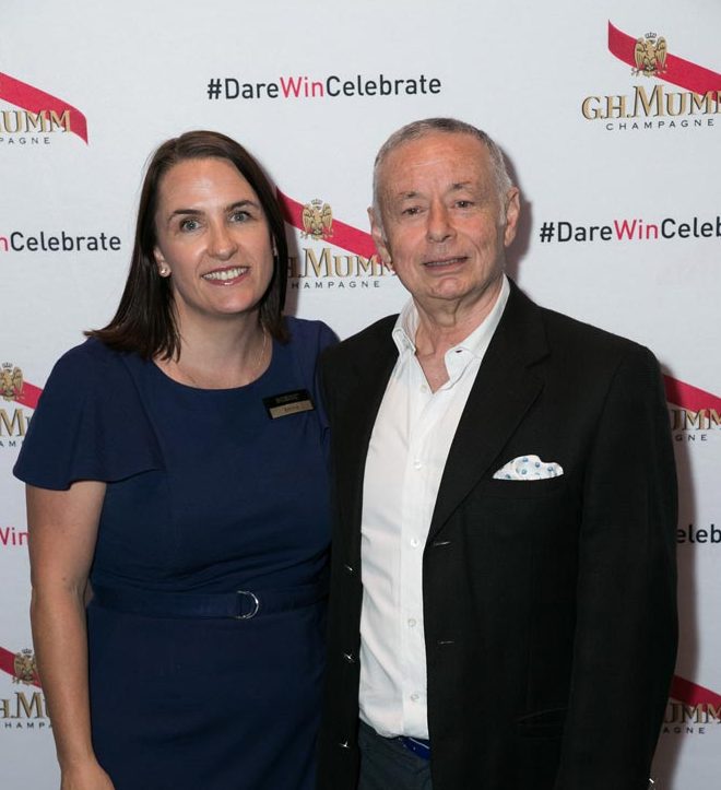 Patrick Benhamou, Atout France with Emma Davie, Trade Sales Director - Scenic