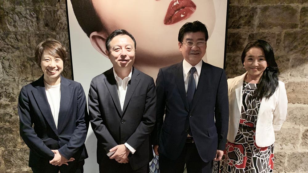Prince Hotels & Resorts' Yuka Hagiwara, Yoshiki Kaneda, Ryuichiro Nishiyama and Kazuyo McDonald