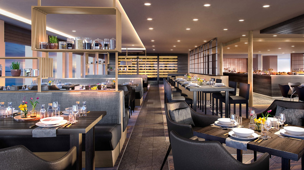 MS Finnmarken | Rendering of Aune Restaurant