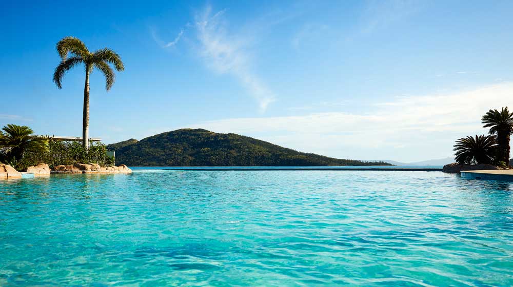 Daydream Island | Looking over the pool to the North