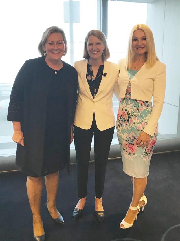 Trish Shepherd, Ensemble Senior Vice President and General Manager Australia/New Zealand; Libbie Rice, Ensemble Travel Group Co-President and Katy Muyt, Ensemble Senior Director Sales and Supplier Relations Australia/New Zealand.
