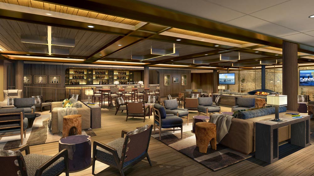 Seabourn Venture - Expedition Lounge rendering