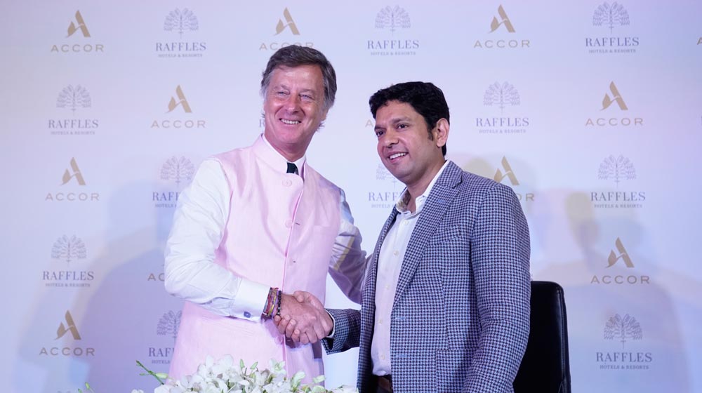 Sébastien Bazin, Chairman and CEO Accor with Ratankant Sharma