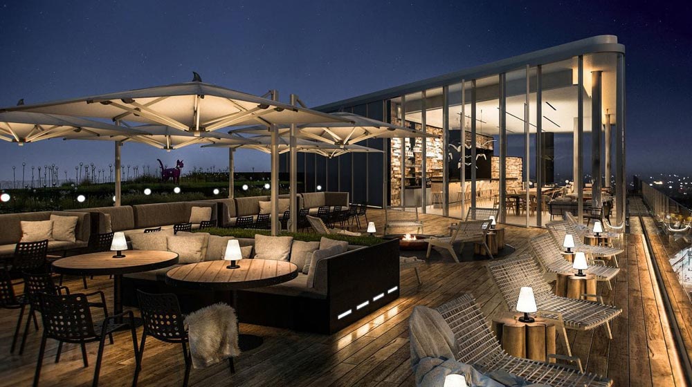 Andaz Am Belvedere Vienna - Skybar Terrace