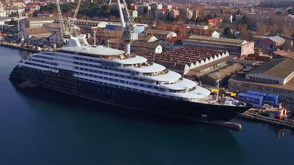 The Uljanik Shipyward in Pula, Croatia