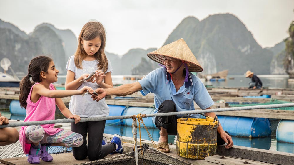 Vietnam Lan Ha Bay | Floating Fish Farm