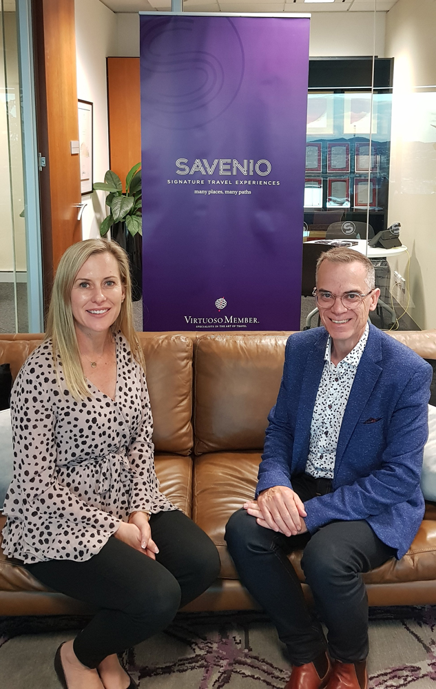 Shelly Brice with Savenio MD, David Brandon