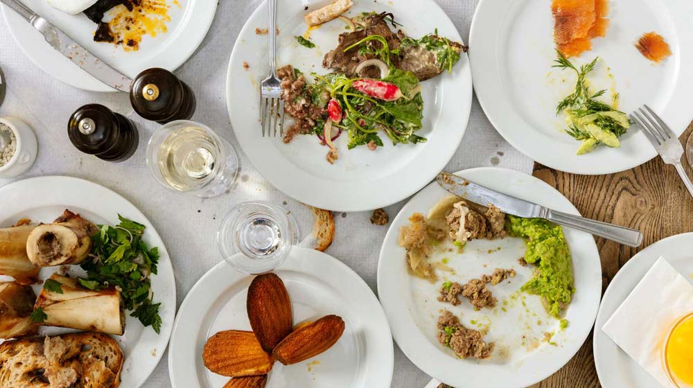 Marrowbones, madeleines, and other assorted dishes at St. John, in Smithfield, London | Image credit: Cedric Angeles