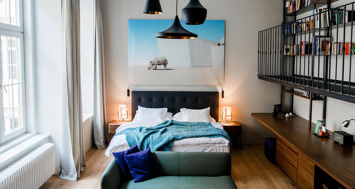 Library suite at Altstadt Vienna