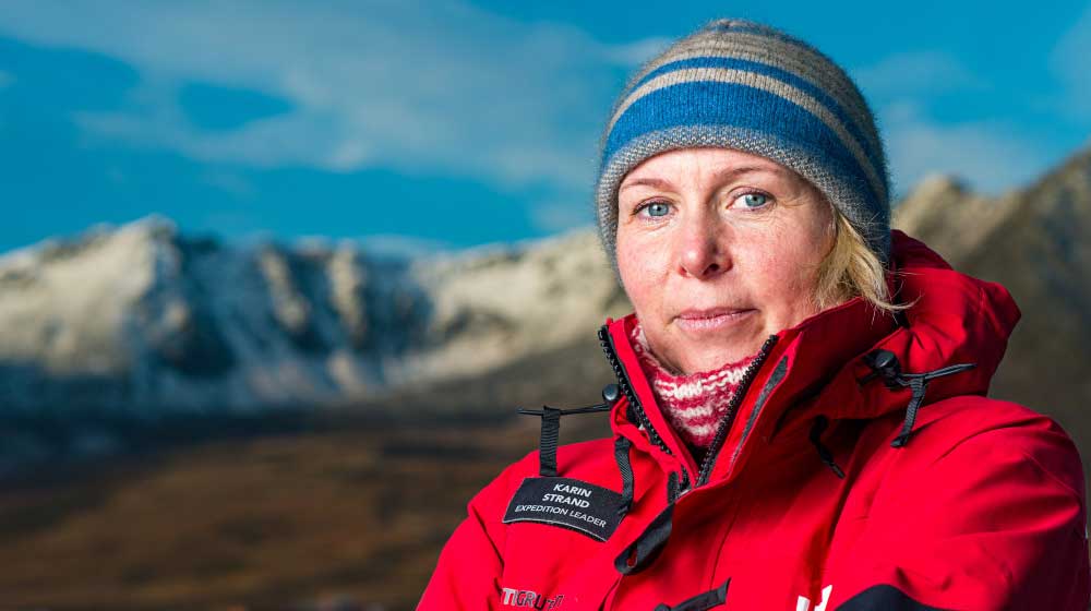 Karin Stark - Godmother of Hurtigruten's MS Roald Amundsen