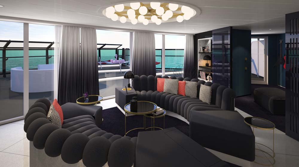 Virgin Voyages Rockstar Suite