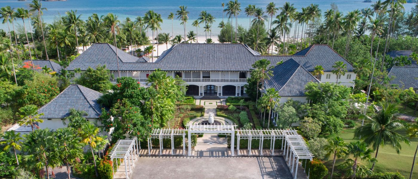 aerial view of The Sanchaya Hotel