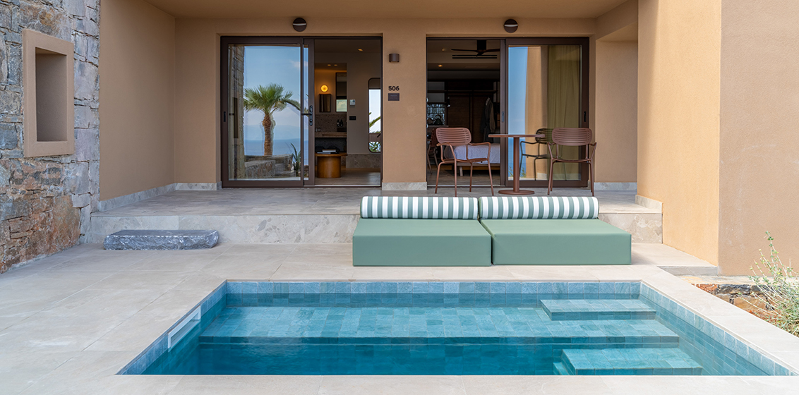 Elounda Beach House, Private Pool Spa, Sea View