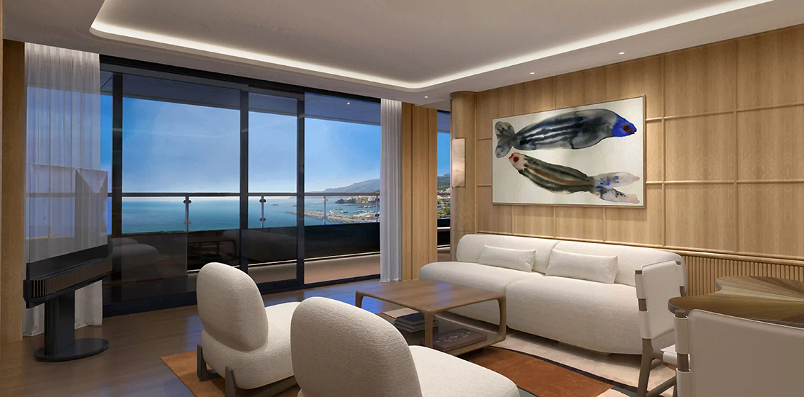 Four Seasons transparent television