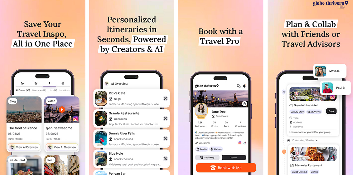 Globe Thrivers imagery