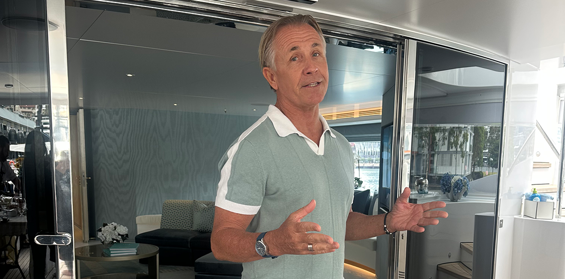 Six Senses Fiji yacht