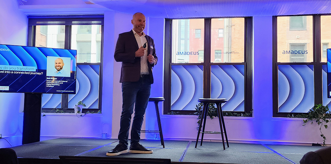 Neil Rogan, Head of Corporate External Communications and Digital Marketing, Amadeus
