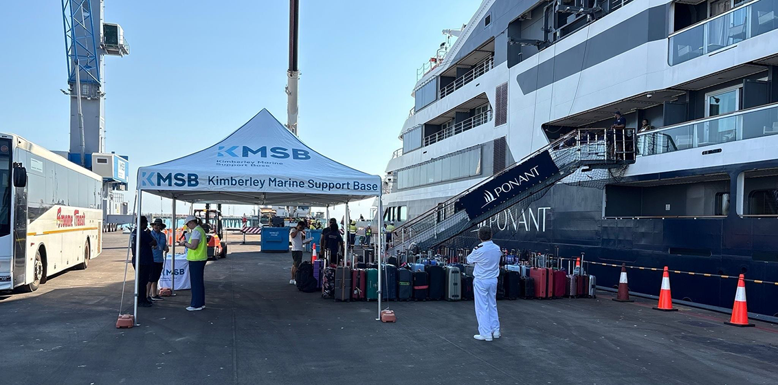 PONANT broome floating wharf