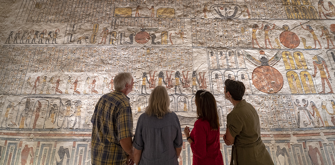 Ramesses VI tomb in Luxor Egypt