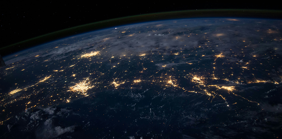 earth at night